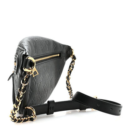 Louis Vuitton Empreinte High Rise Bumbag PM Black 2 of 9