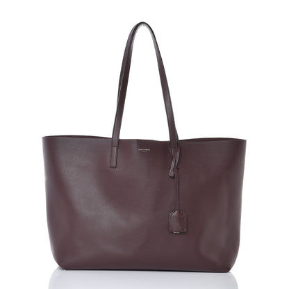 Saint Laurent Calfskin Large Shopping Tote Palissandre 3 of 8