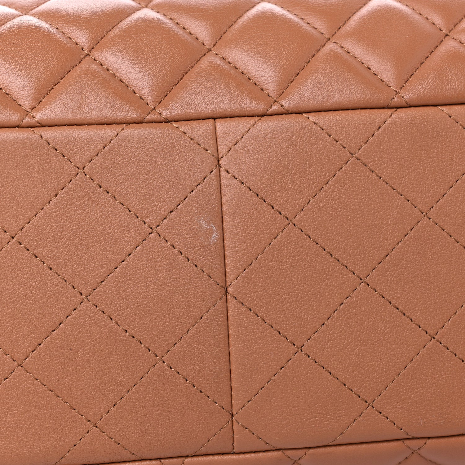 Chanel Caviar Quilted Large Shopping Tote Dark Beige 13 of 14