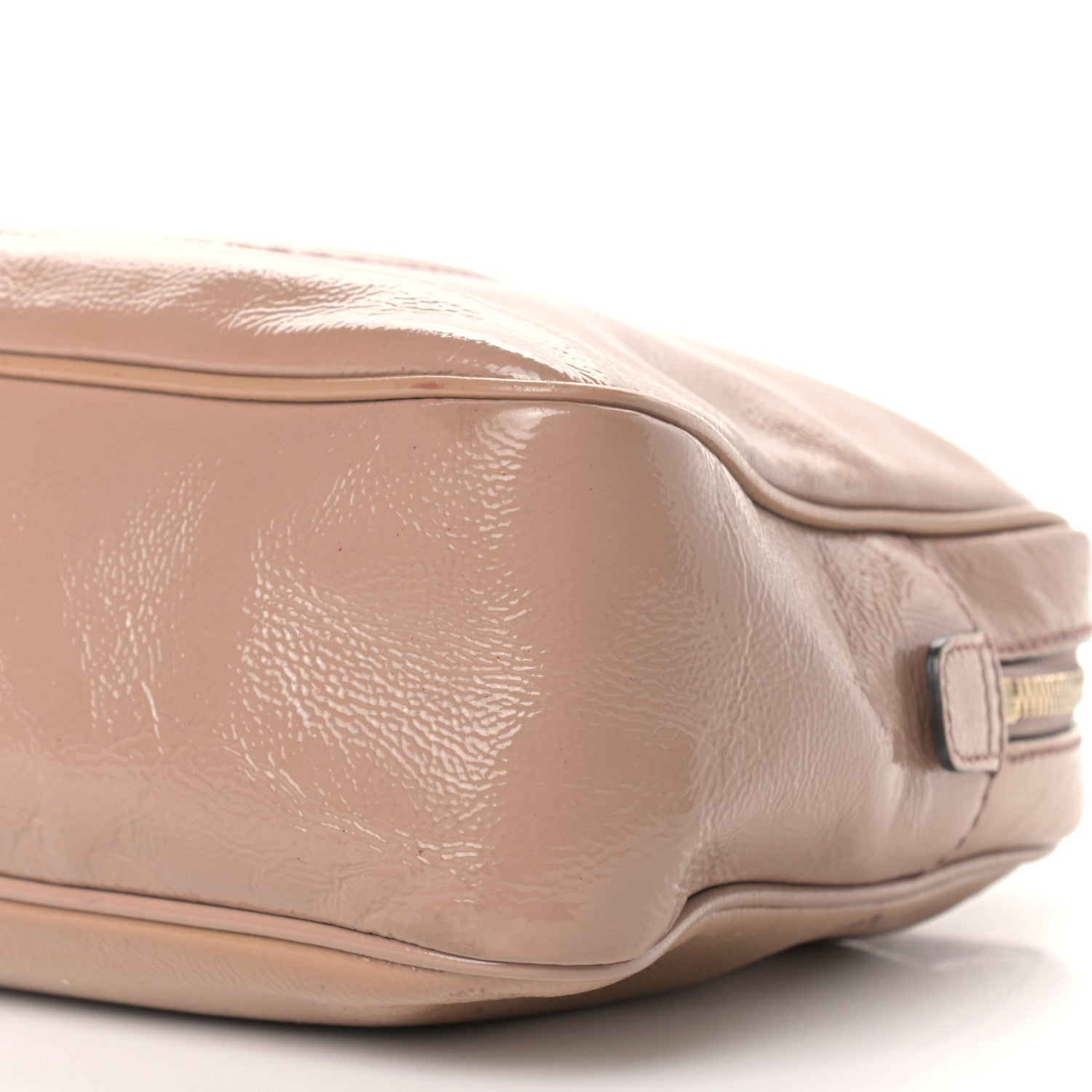 Gucci Soft Patent Small Soho Bowler Dark Cipria 8 of 15