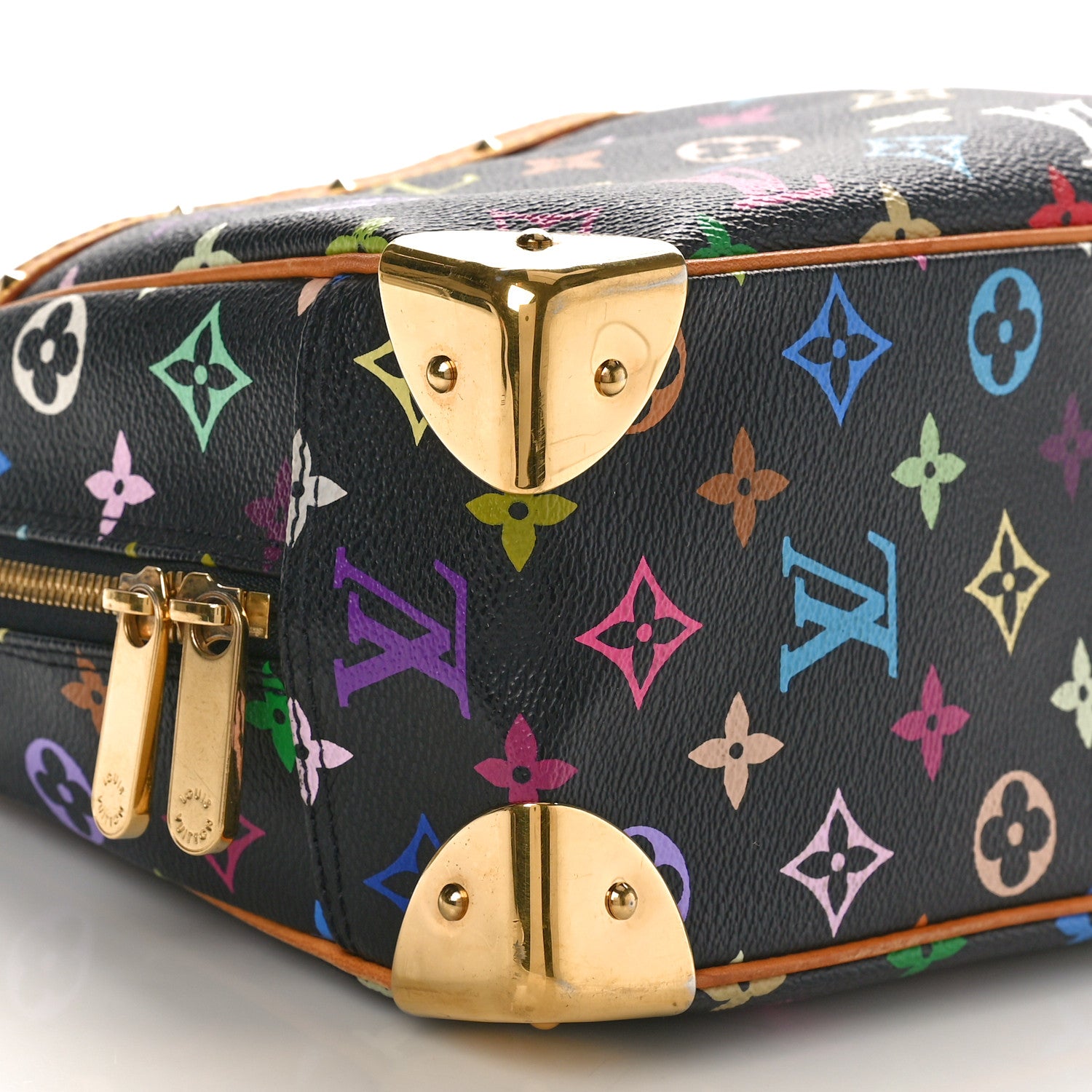 Louis Vuitton Monogram Multicolor Trouville Black 8 of 11