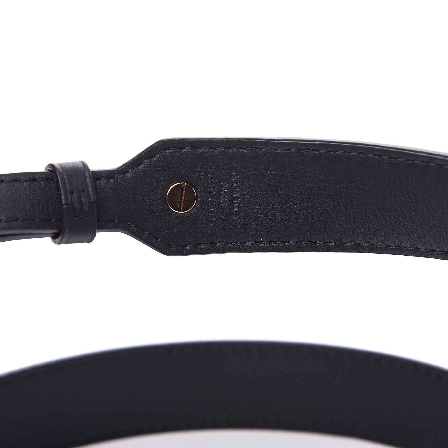 Louis Vuitton Reverse Monogram Bandouliere Shoulder Strap XL Black 4 of 5