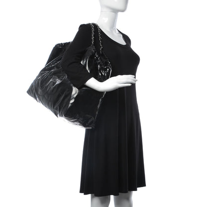 Chanel Vinyl XL Coco Cabas Black 2 of 18