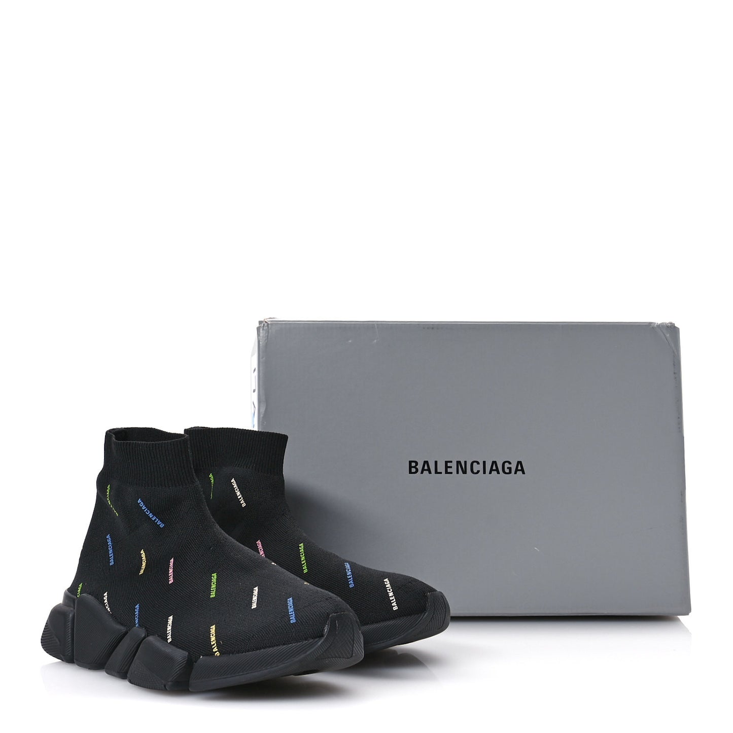 Technical 3D Recycled Knit Womens Speed 2.0 Sneakers 37 Black Multicolor