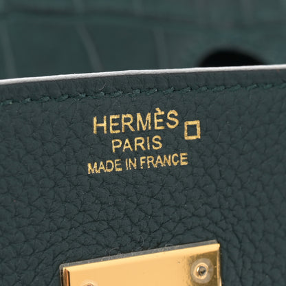 Hermes Togo Matte Alligator Birkin Touch 30 Vert Cypress 6 of 10