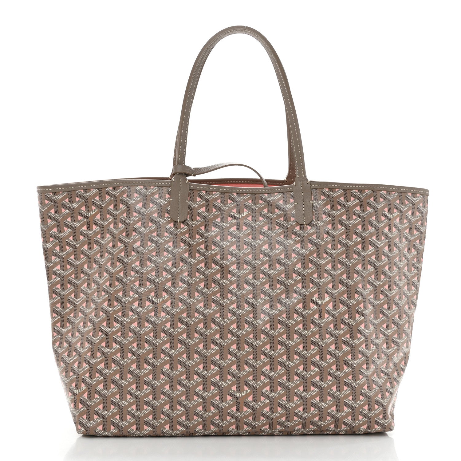 Goyard Goyardine Saint Louis Claire Voie PM Grege Powder Pink 2 of 10