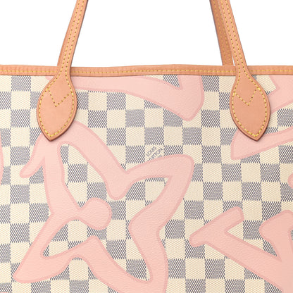 Louis Vuitton Damier Azur Tahitienne Neverfull MM 9 of 11