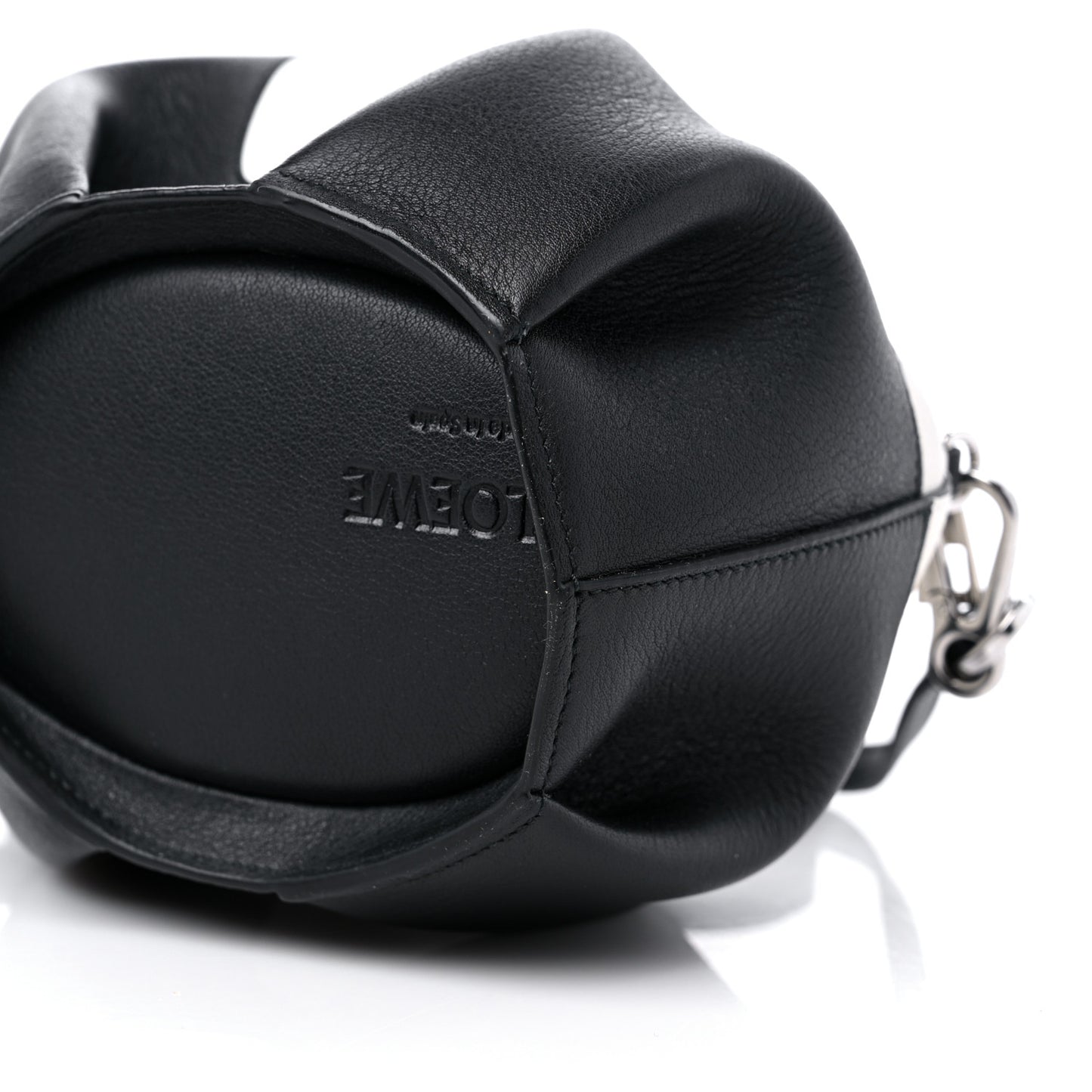 Calfskin Panda Crossbody Black White