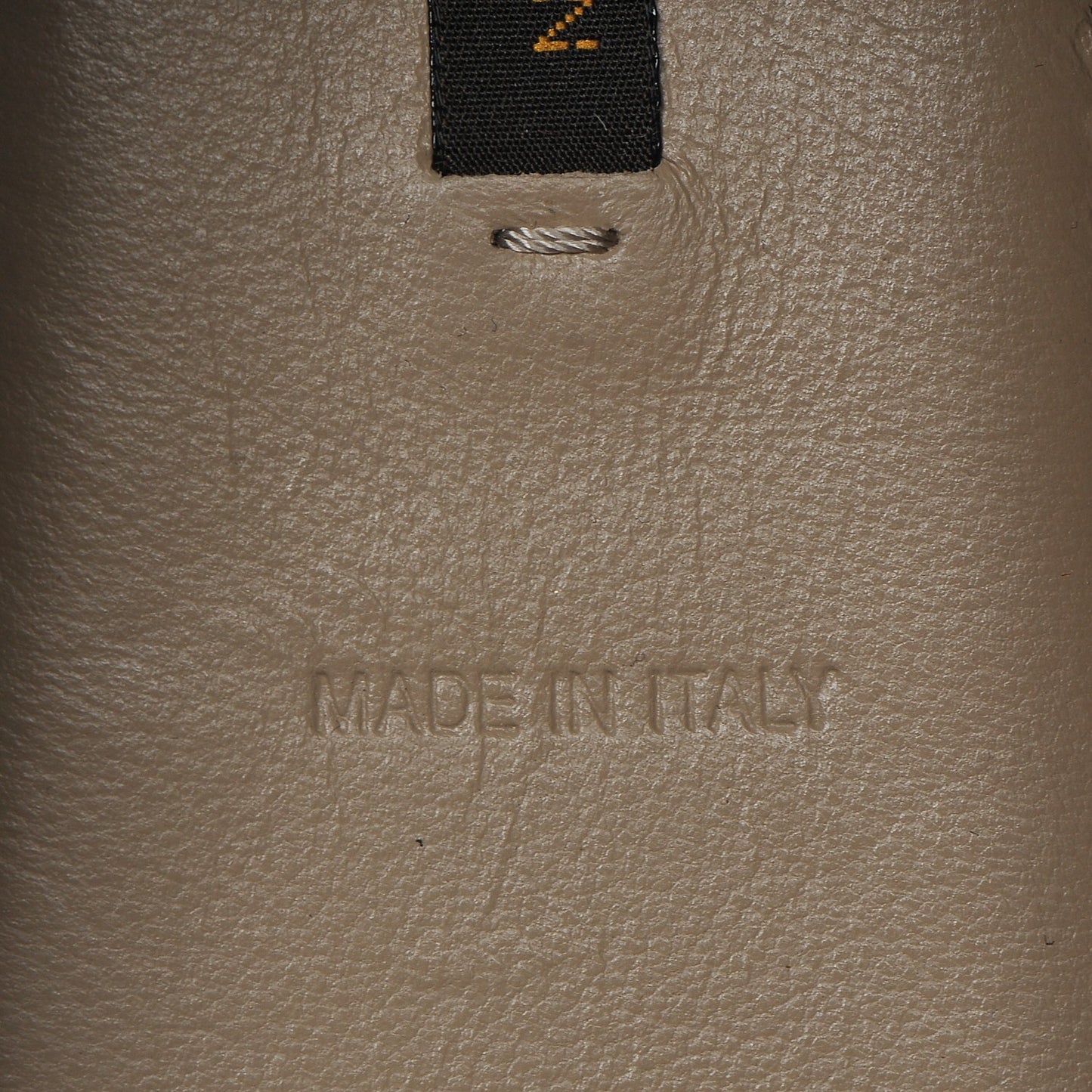 Calfskin Oxford Loafers 36 Beige White