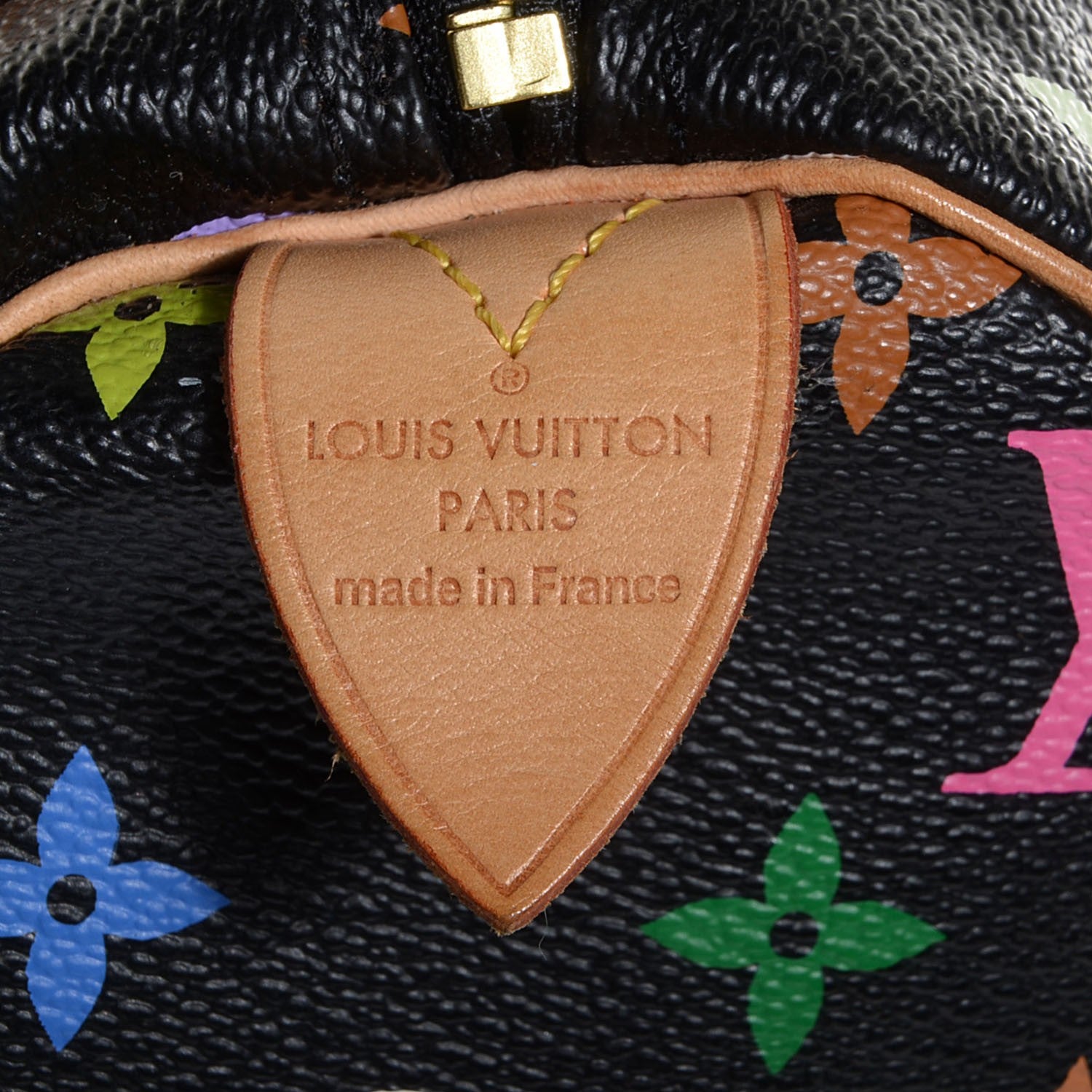 Louis Vuitton Monogram Multicolor Speedy 30 Black 7 of 7