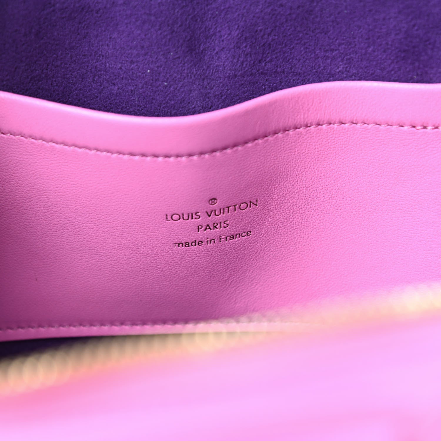 Louis Vuitton Calfskin Embossed Monogram Vuittamins Utility Crossbody Rose Violet 6 of 9