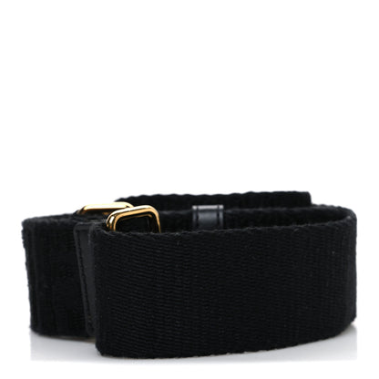 Fendi Jacquard Ribbon Vitello King FF Bi-Color Intreccio Adjustable Strap You Black 2 of 7