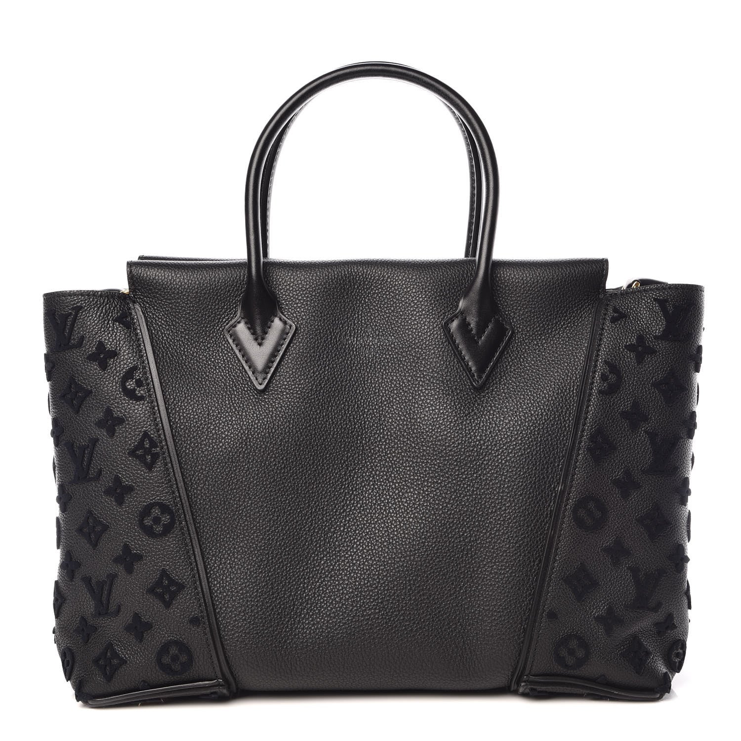 Louis Vuitton Veau Cachemire Tote W PM Black 1 of 10