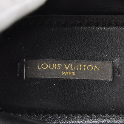 Louis Vuitton Patent Leather Oxford Ballerina Flats 37.5 Black 6 of 8