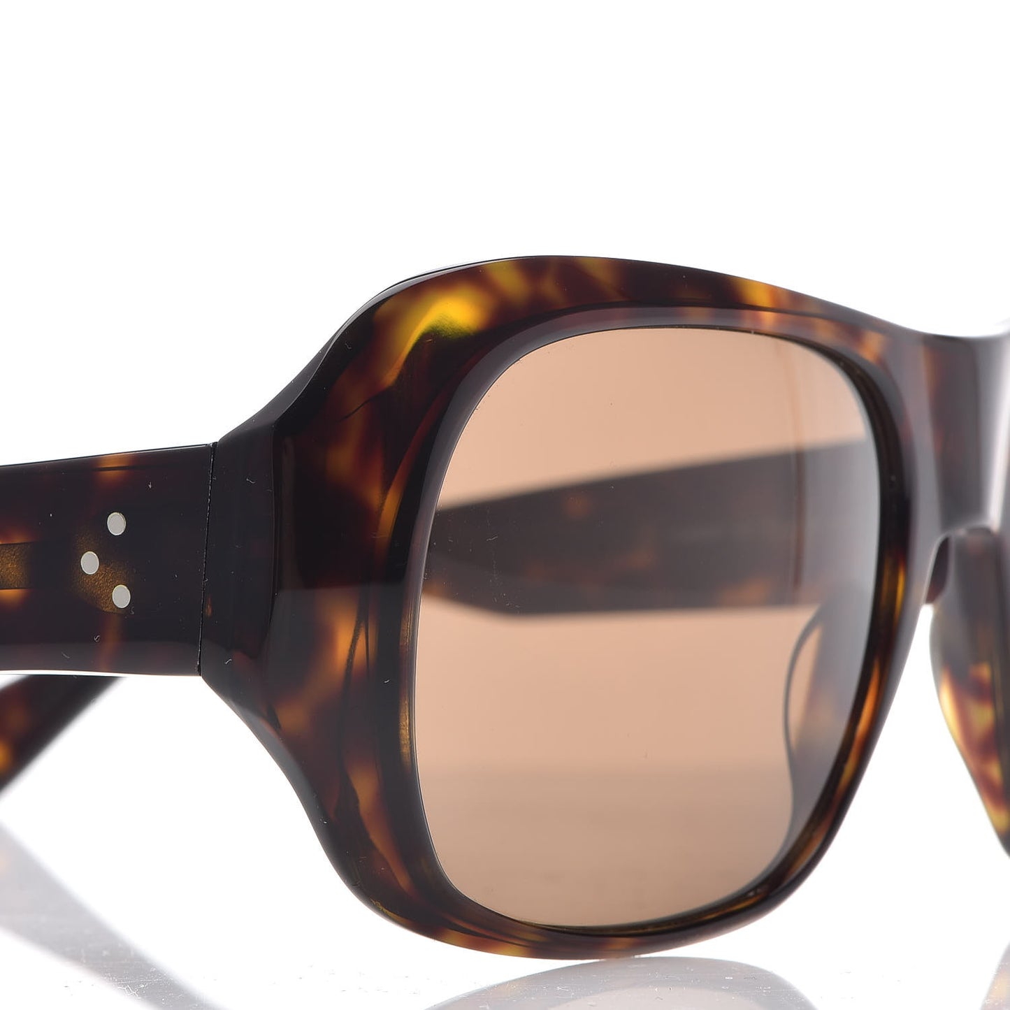 Square Polarized Sunglasses CL40049I Dark Havana