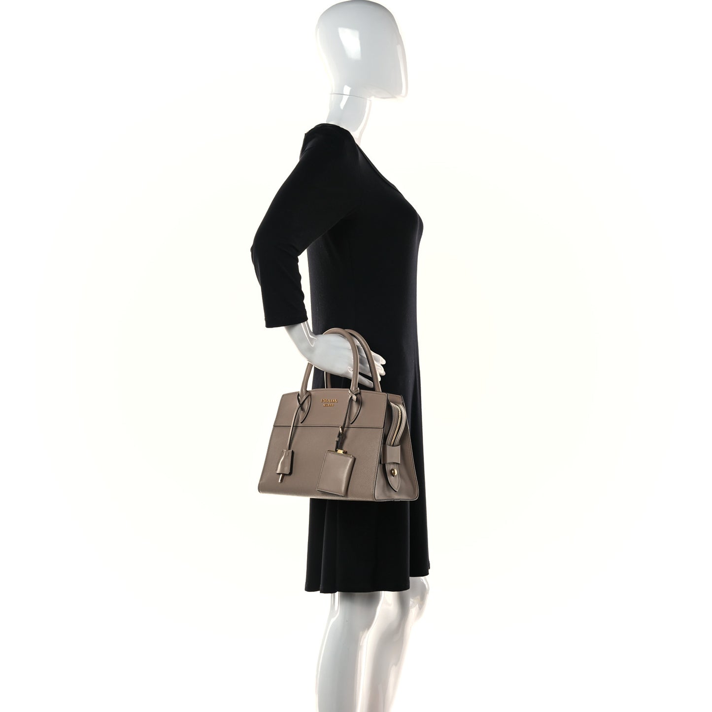 Saffiano City Calf Small Esplanade Tote Cammeo