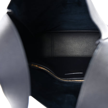 Saint Laurent Supple Calfskin Large Le 5 A 7 Soft Hobo Bleu Abysse 5 of 9