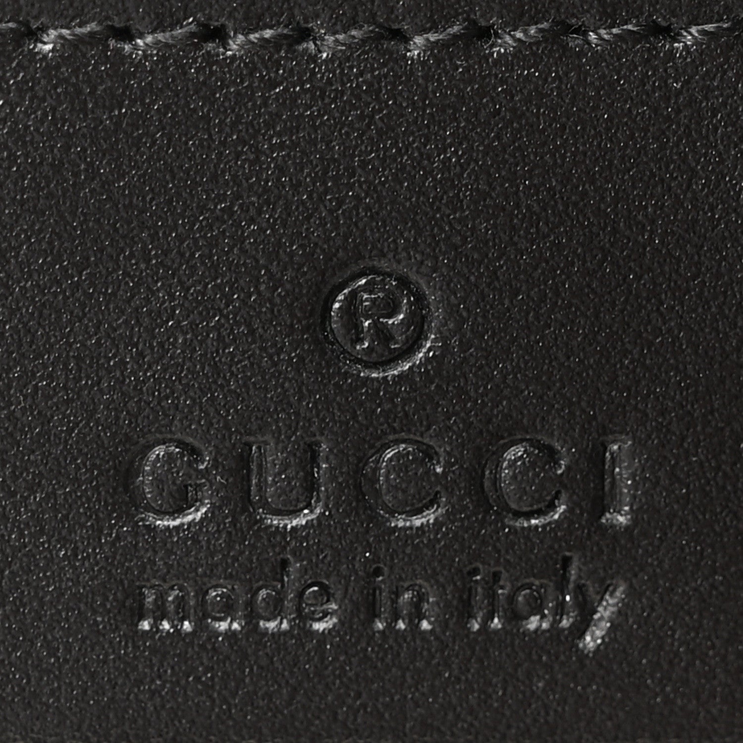 Gucci Calfskin GG Tennis Embossed Shoulder Bag Black 6 of 10