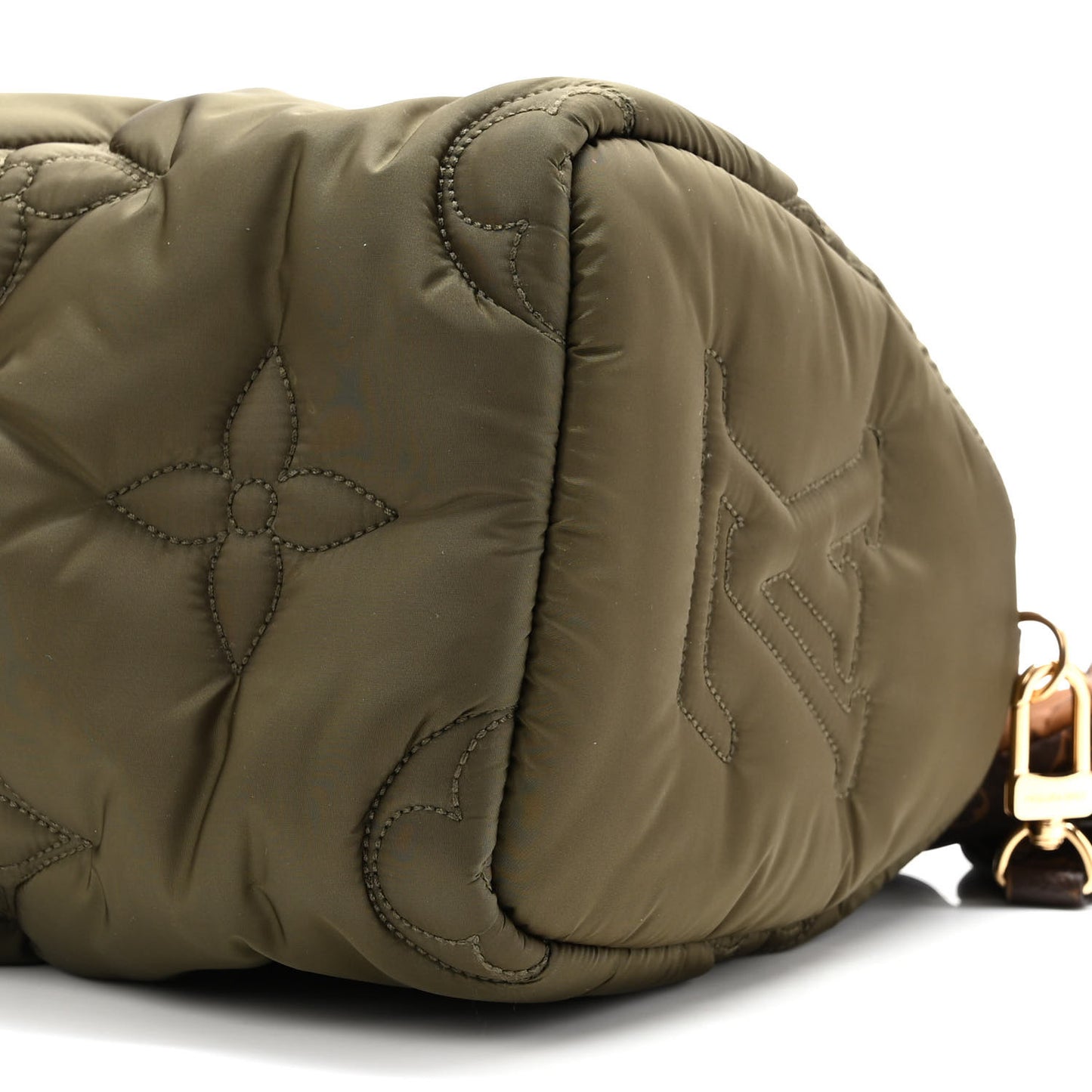 Econyl Mini Monogram Pillow Speedy Bandouliere 25 Khaki