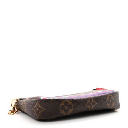 Louis Vuitton Monogram 2020 Christmas Animation Bumper Cars Mini Pochette Accessories Coquelicot 4 of 8