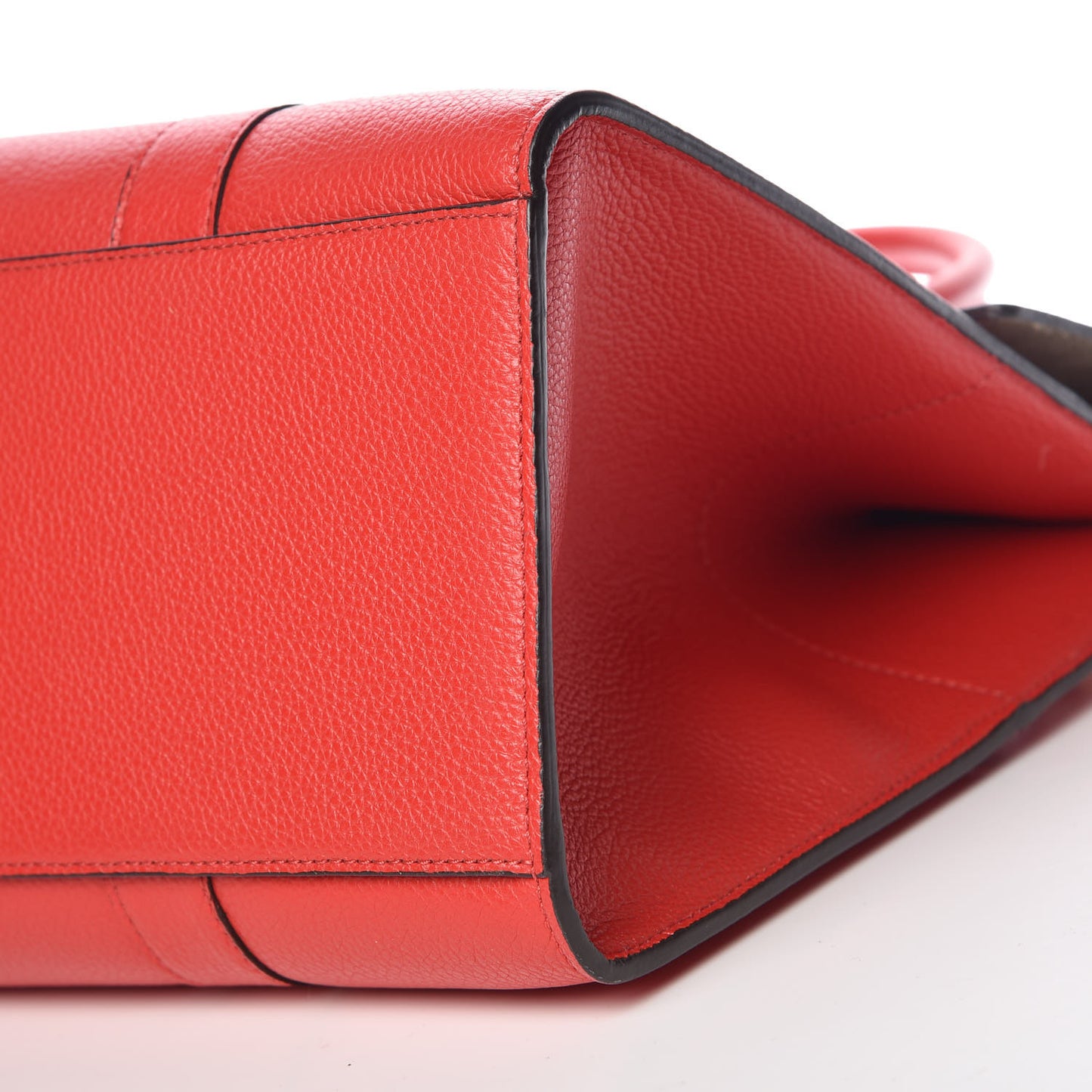 Small Classic Grain Calfskin New Bayswater Fiery Red