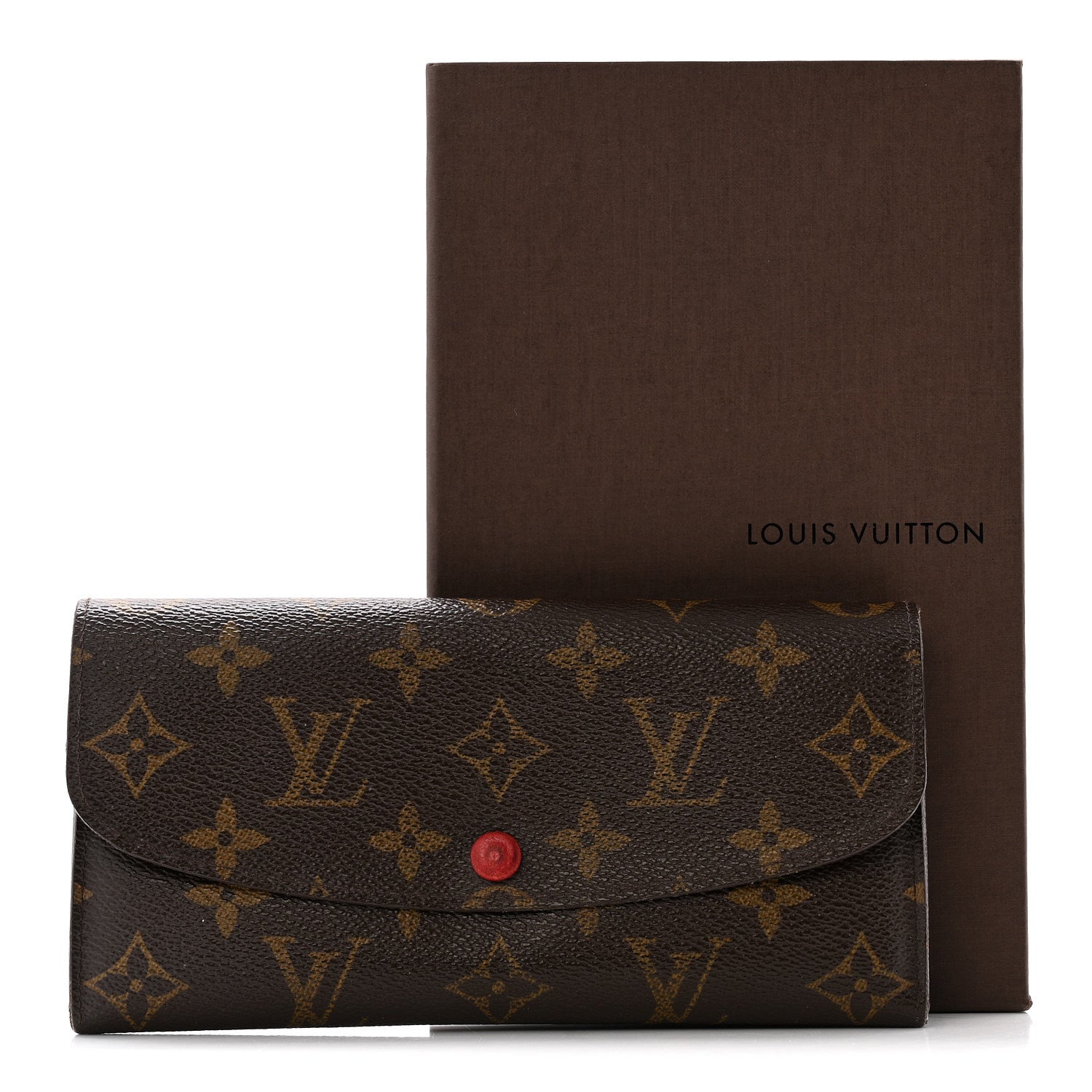 Louis Vuitton Monogram Emilie Wallet Rouge 14 of 14