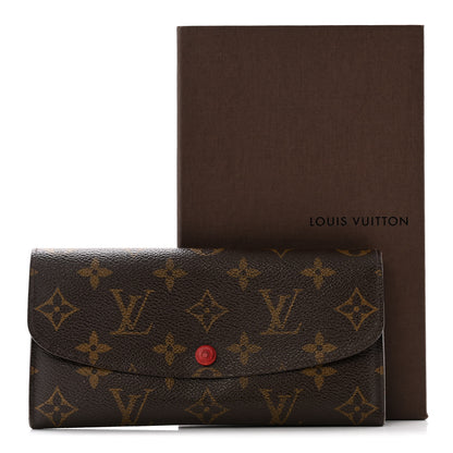 Louis Vuitton Monogram Emilie Wallet Rouge 14 of 14