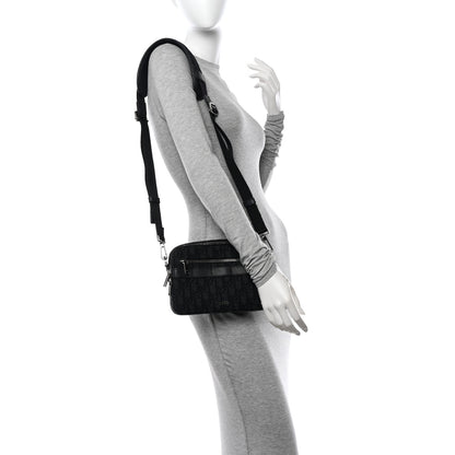 Christian Dior HOMME Oblique Safari Messenger Black 2 of 16