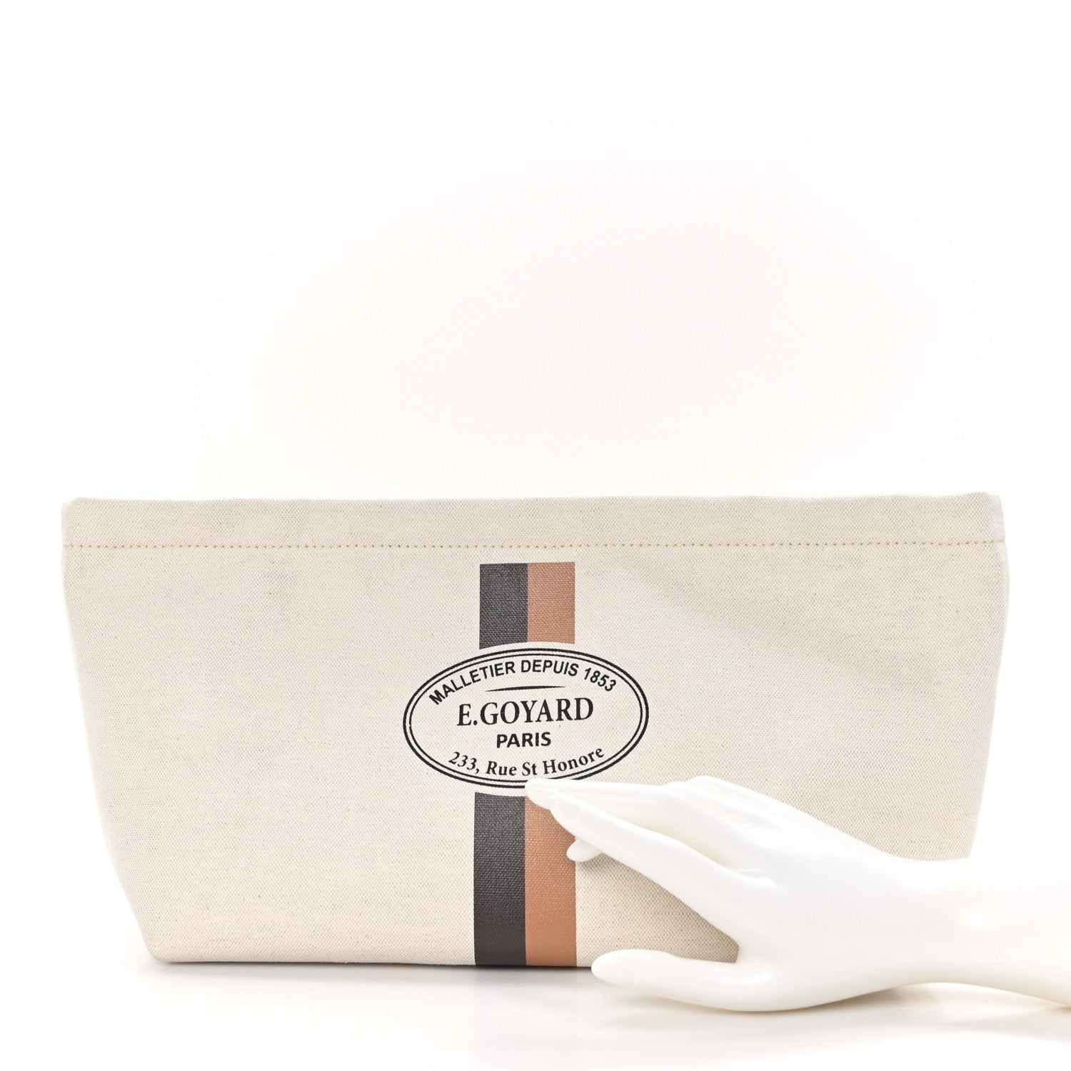 Goyard Canvas Necessaire Organizer Pouch Off White 2 of 9