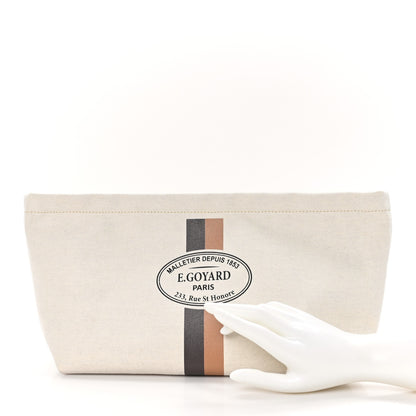 Goyard Canvas Necessaire Organizer Pouch Off White 2 of 9