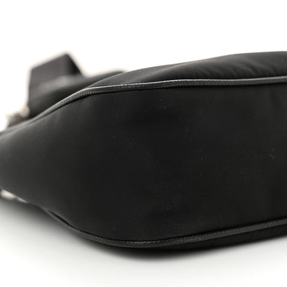 Prada Nylon Re-Edition 2005 Shoulder Bag Black 8 of 10