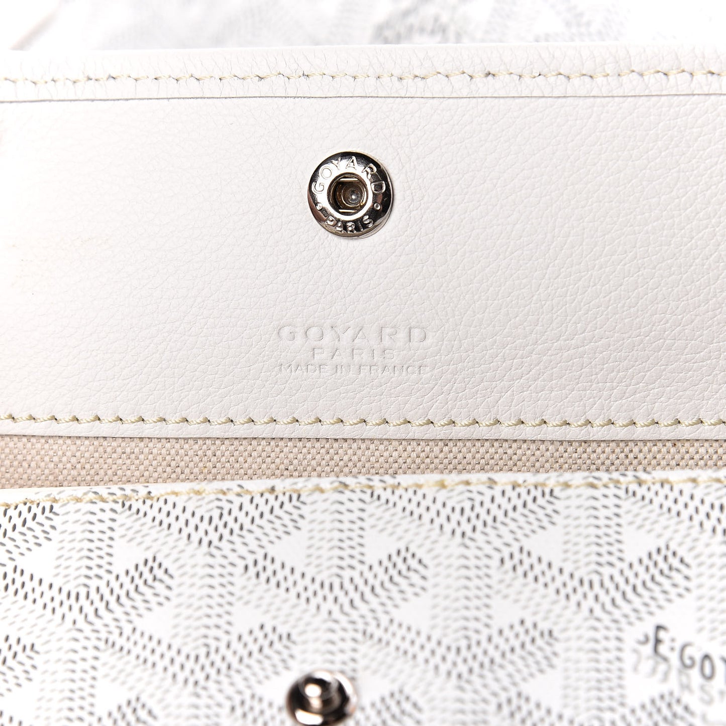 Goyardine Saint Louis PM White