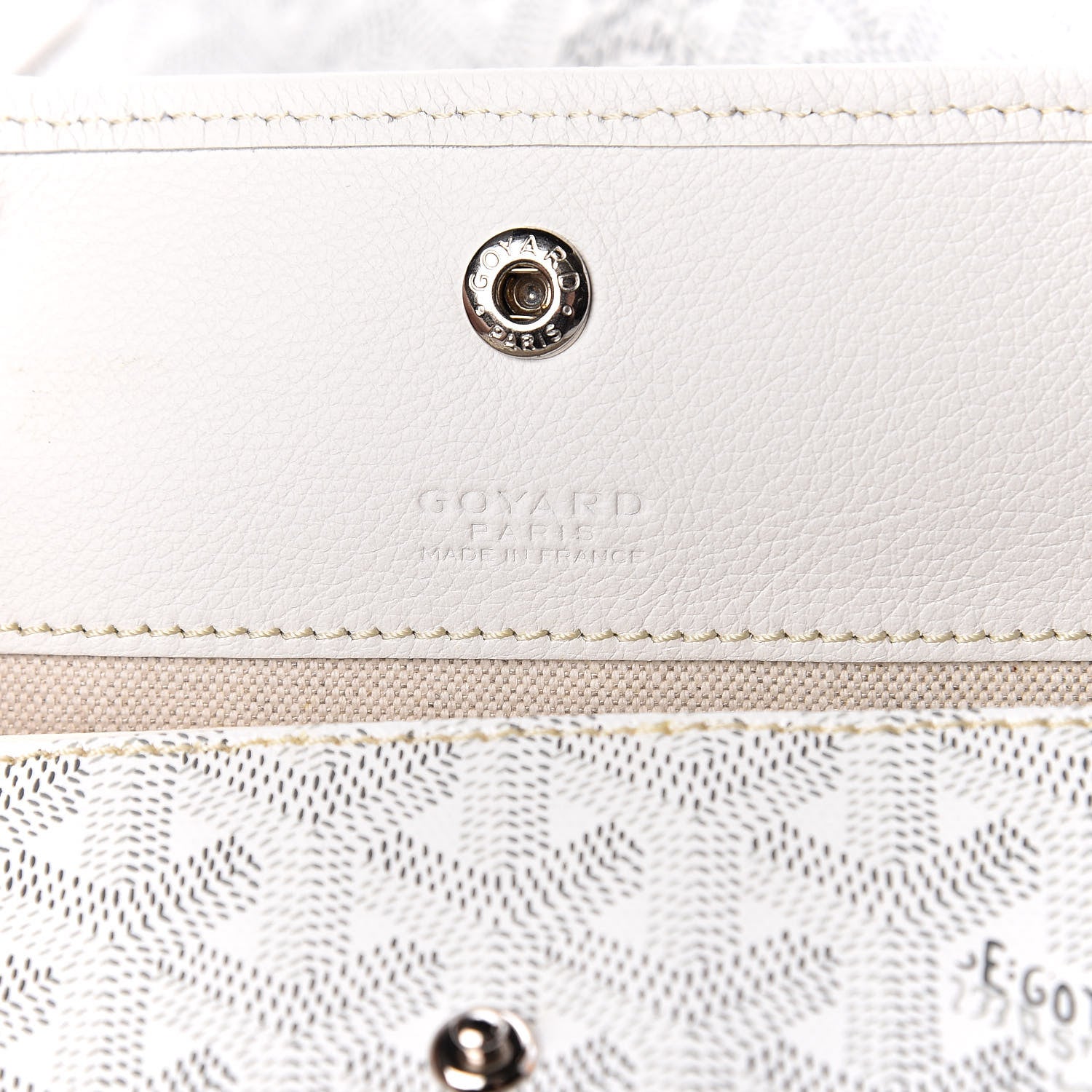 Goyard Goyardine Saint Louis PM White 10 of 11