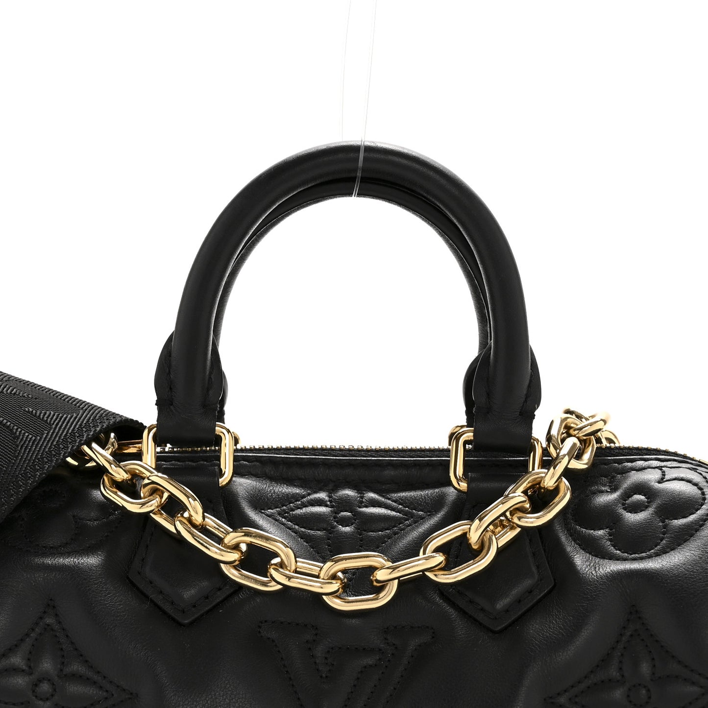 Calfskin Bubblegram Papillon BB Black