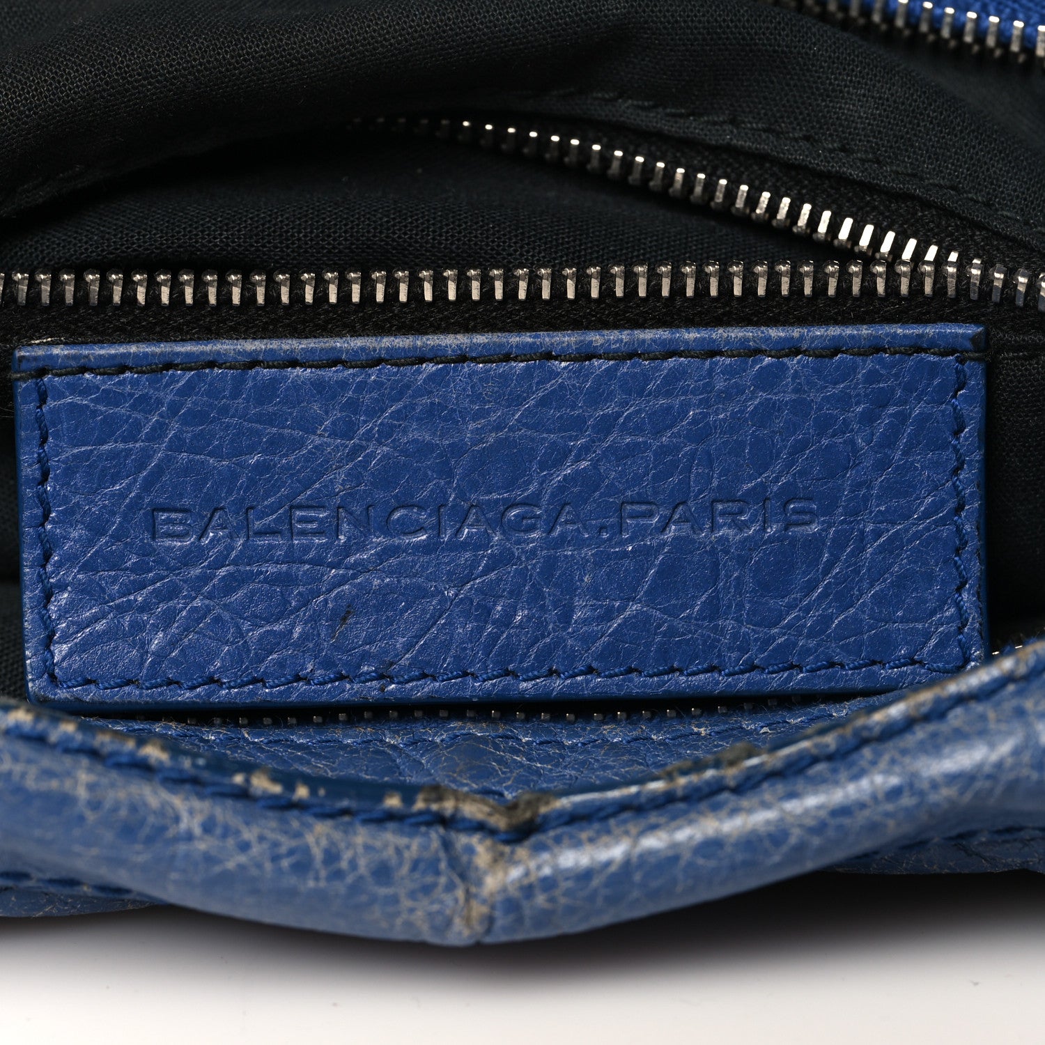 Balenciaga Agneau Giant 12 Silver Hardware Town Bleu Glacier 7 of 15