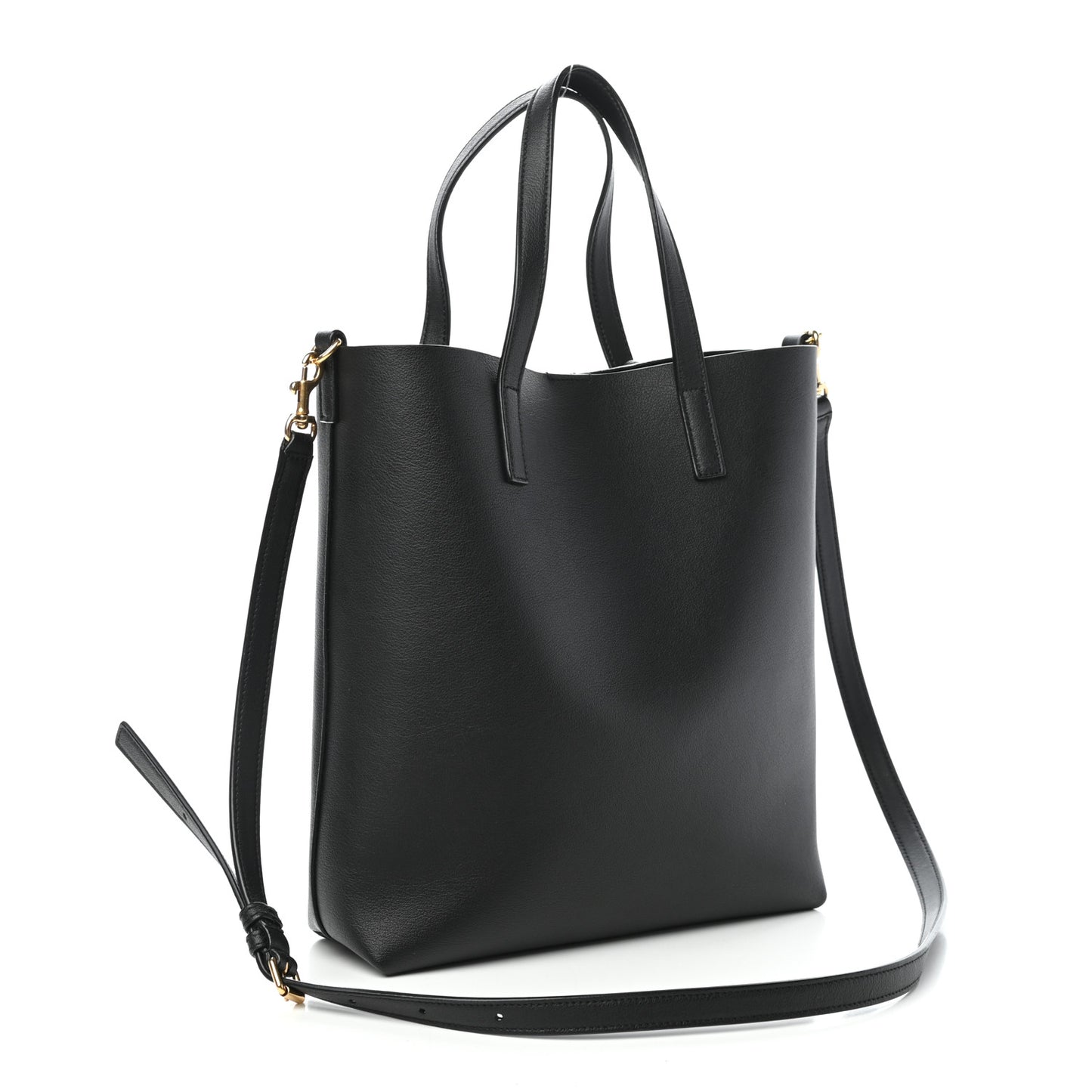 Calfskin Toy Shopping Tote Black