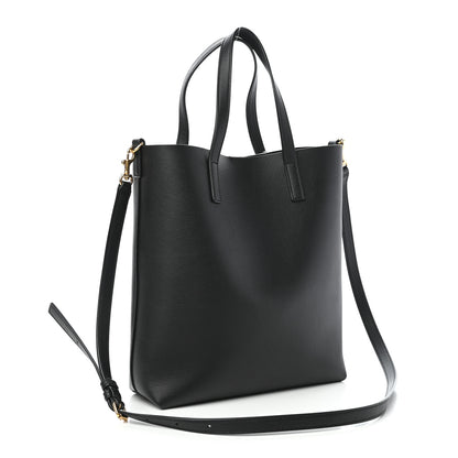 Saint Laurent Calfskin Toy Shopping Tote Black 3 of 9