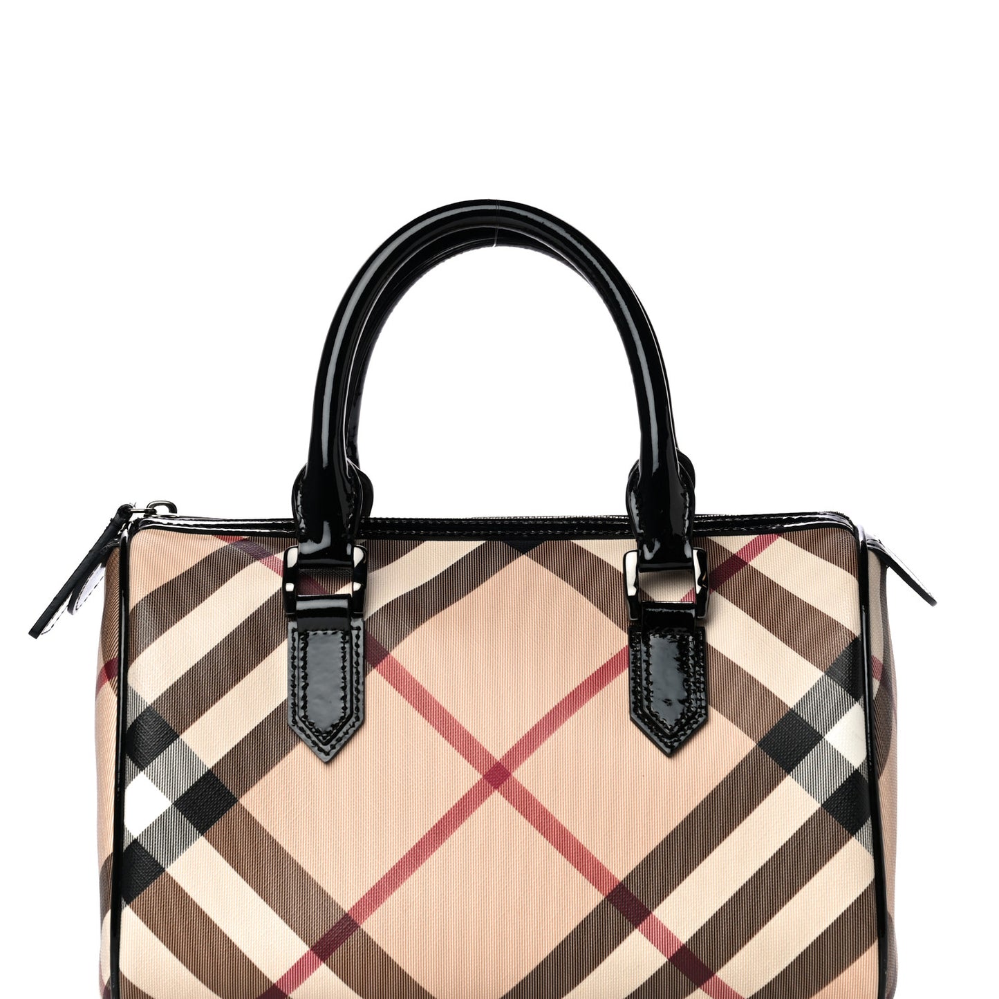 Nova Check Small Chester Bowling Bag Black