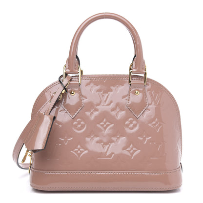 Louis Vuitton Vernis Alma BB Rose Velours 1 of 9