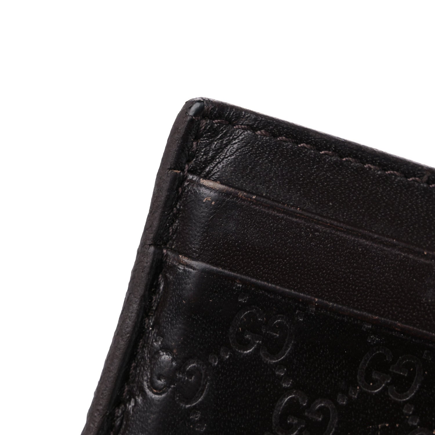Gucci Microguccissima Card Holder Dark Brown 13 of 14