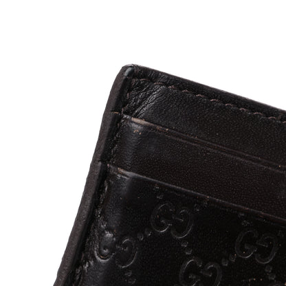 Gucci Microguccissima Card Holder Dark Brown 13 of 14