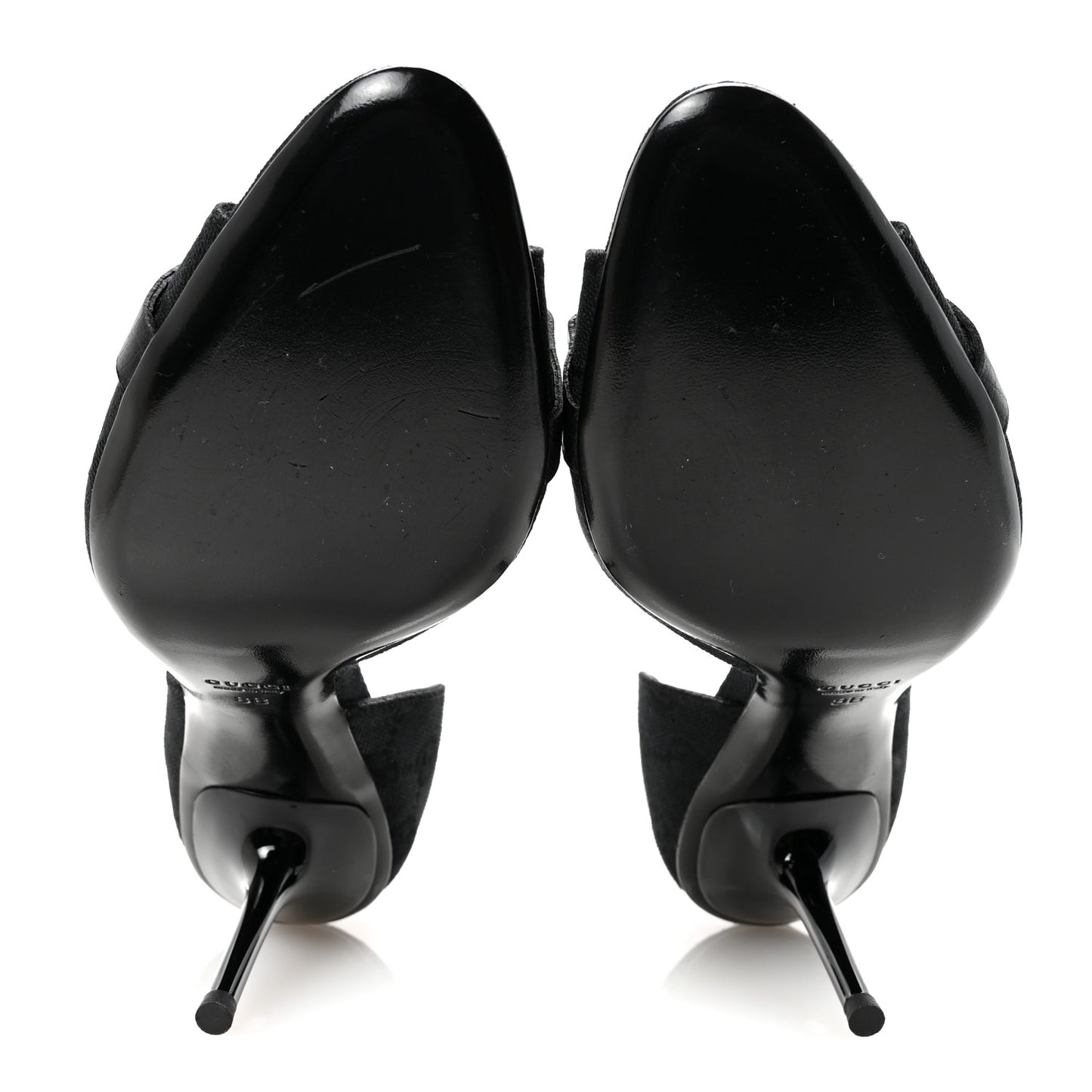 Monogram Niagara Lux Horsebit Sandals 8 Black