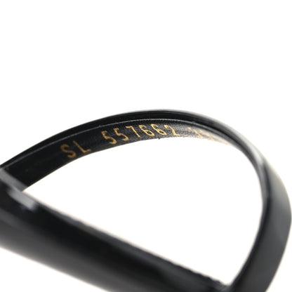 Saint Laurent Patent Calfskin Opyum 110 Sandals 39.5 Black 7 of 10
