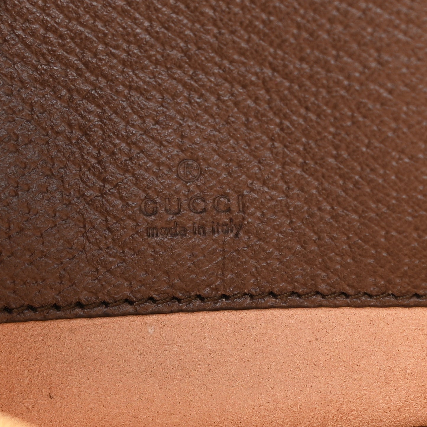 GG Supreme Monogram Web Mini Ophidia Round Backpack Brown