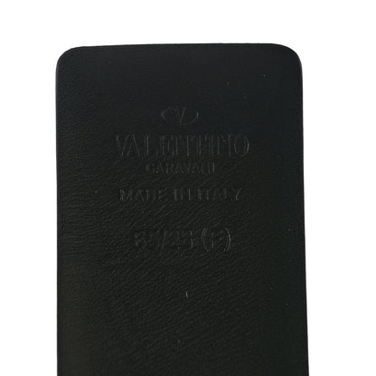 Valentino Garavani Glossy Calfskin VLogo Reversible 40mm Belt 65 26 Smokey Beige Black 3 of 4
