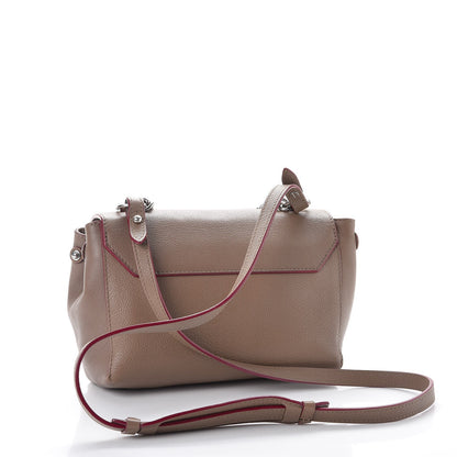 Louis Vuitton Soft Calfskin Lockme II Chain Bag BB Taupe Glace 2 of 10