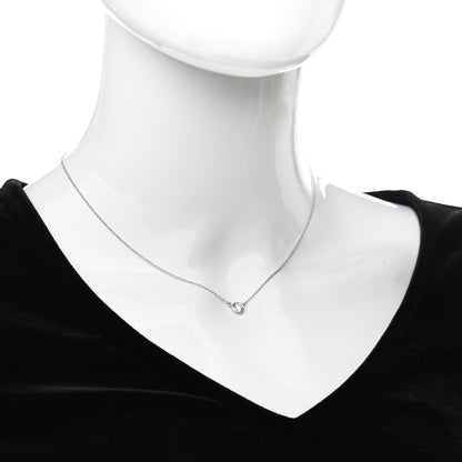 Tiffany Platinum Diamond .33ct Elsa Peretti Diamonds by the Yard Pendant Necklace 2 of 7