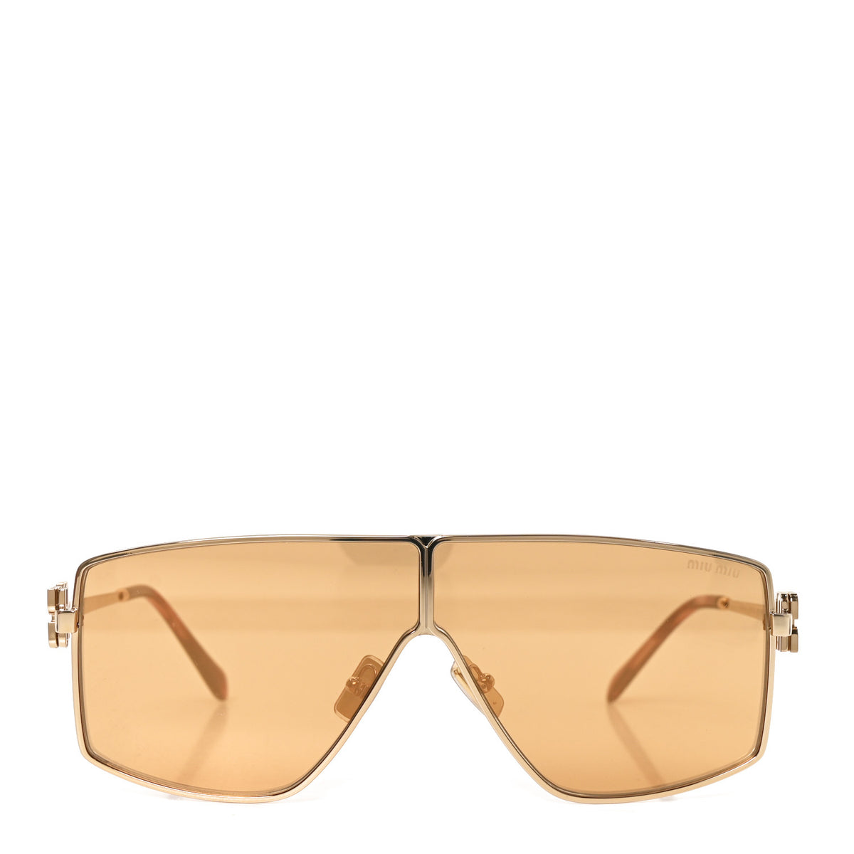 Miu Miu Metal Sunglasses SMU51Z Gold 2 of 7