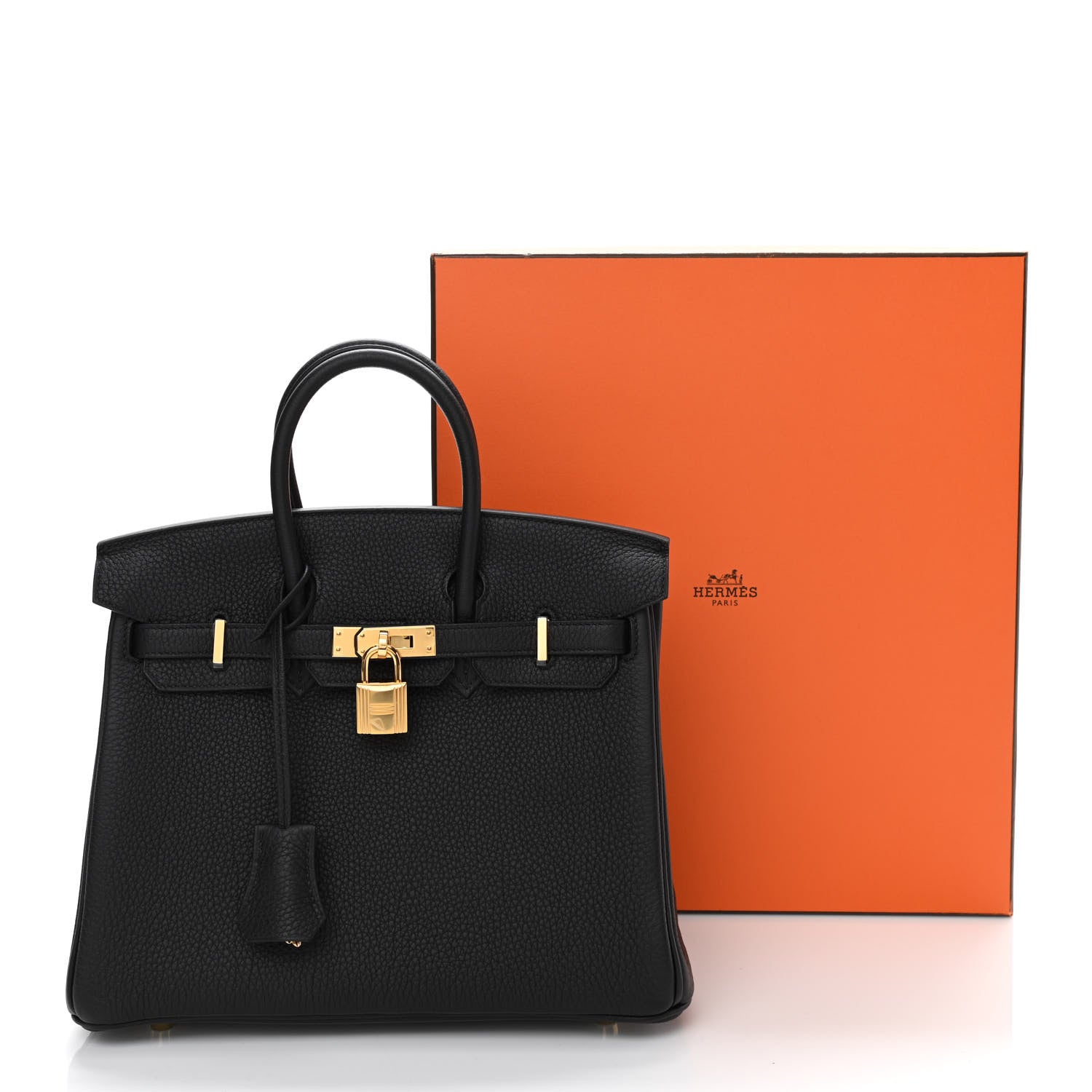 Hermes Togo Birkin 25 Black 10 of 10