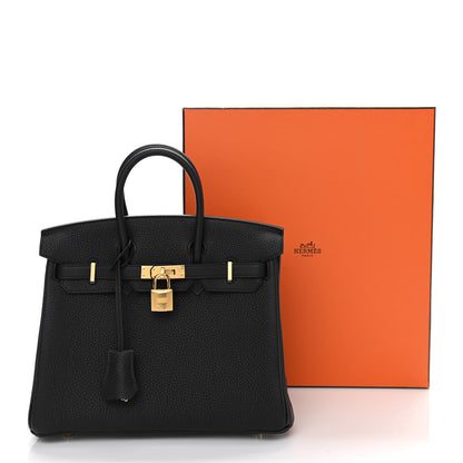 Hermes Togo Birkin 25 Black 10 of 10